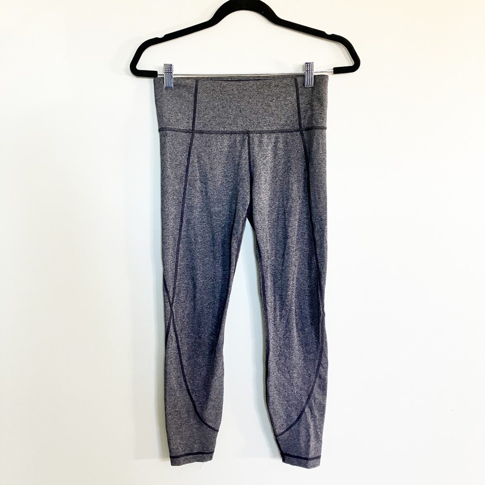Athleta salutation 7/8 gray leggings size small